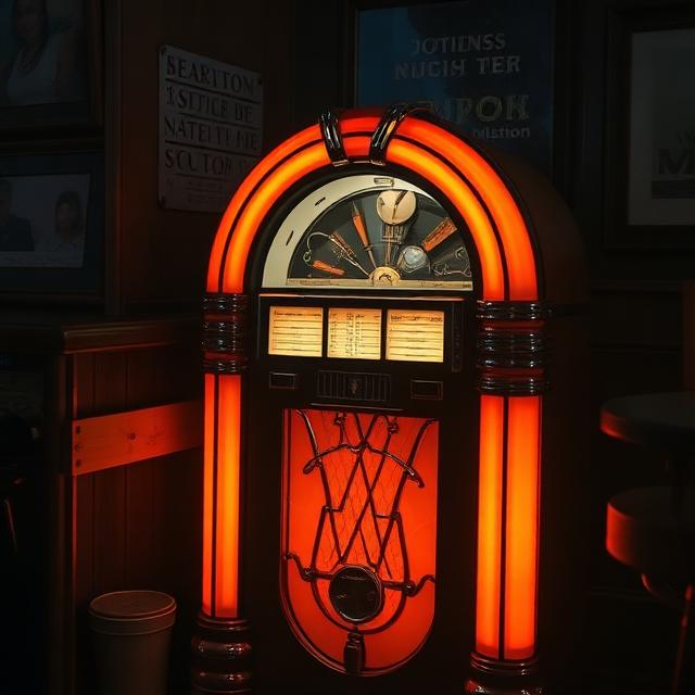 Vintage jukebox